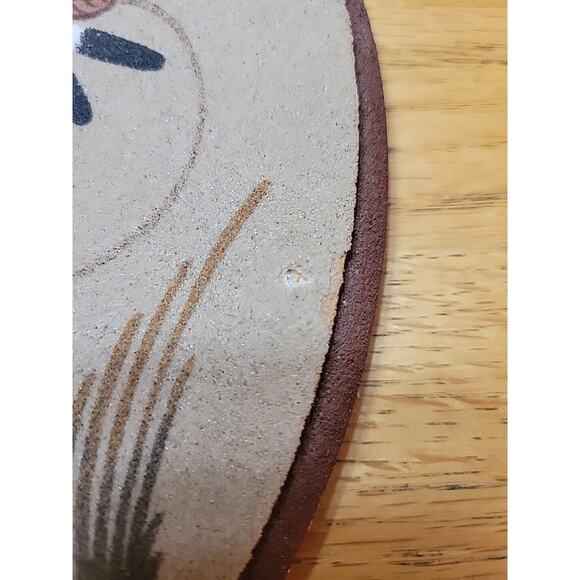 Native Navajo Sand Art Painting Hoop Dancer 10" X 7" Oval By Freddie Nelson - Picture 2 of 8